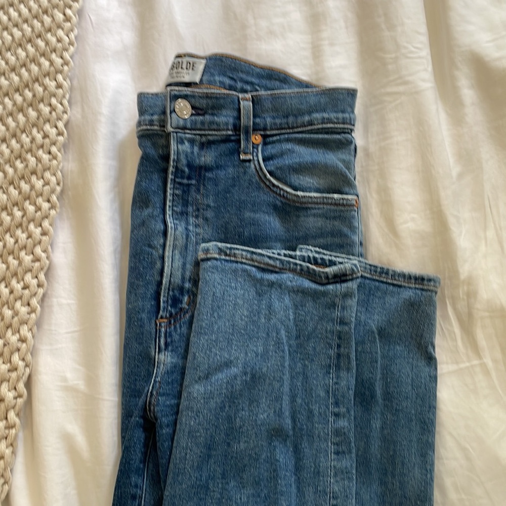 AGOLDE high rise skinny jeans size 30